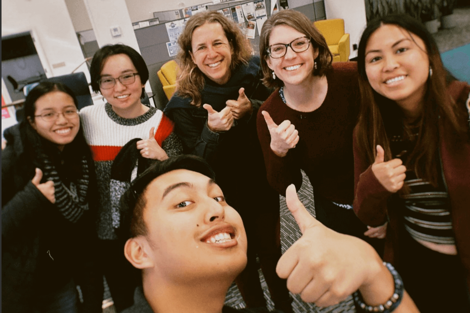 Accelerate scholars take a selfie